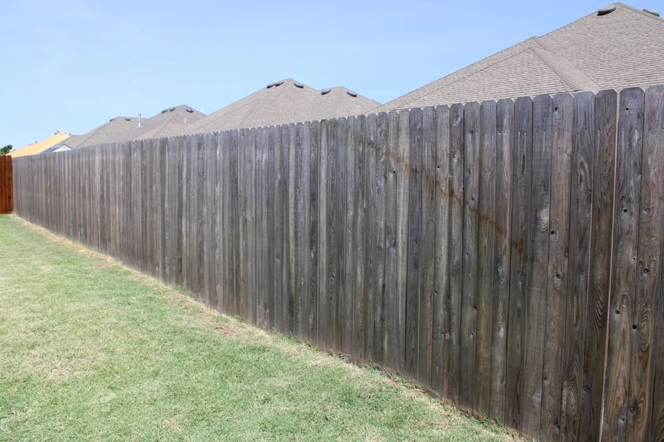 IMG_0074 Old Fence Without stain that has turned gray