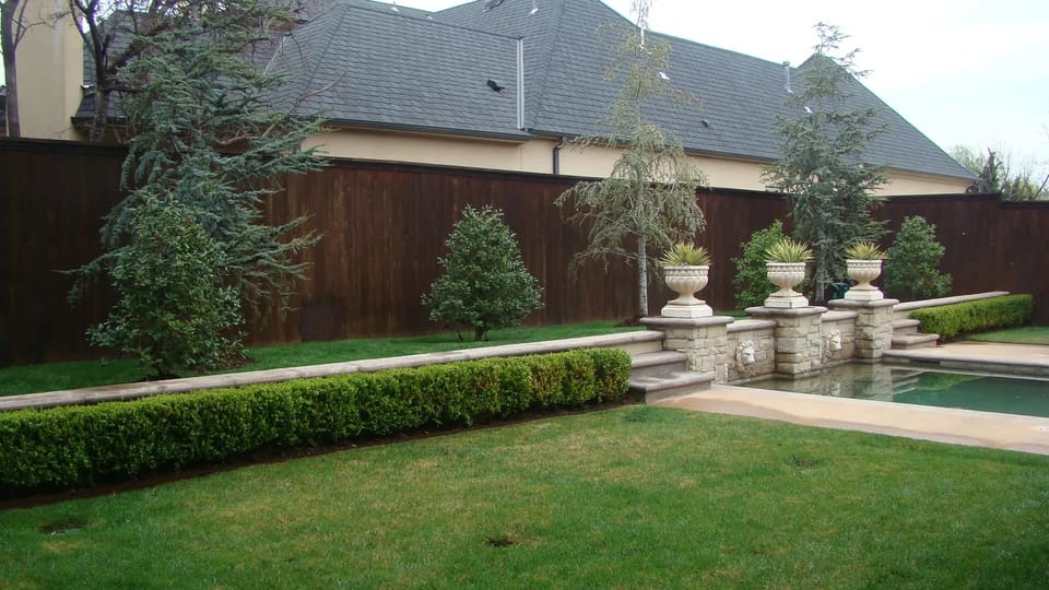 Wood fence in Edmond, OK freshly stained with Wood Defender